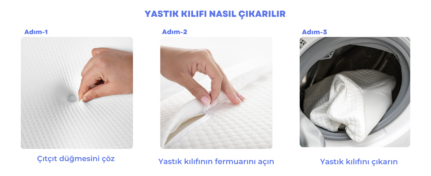 DESTEKMED Ortopedik Visco Uyku Yastığı