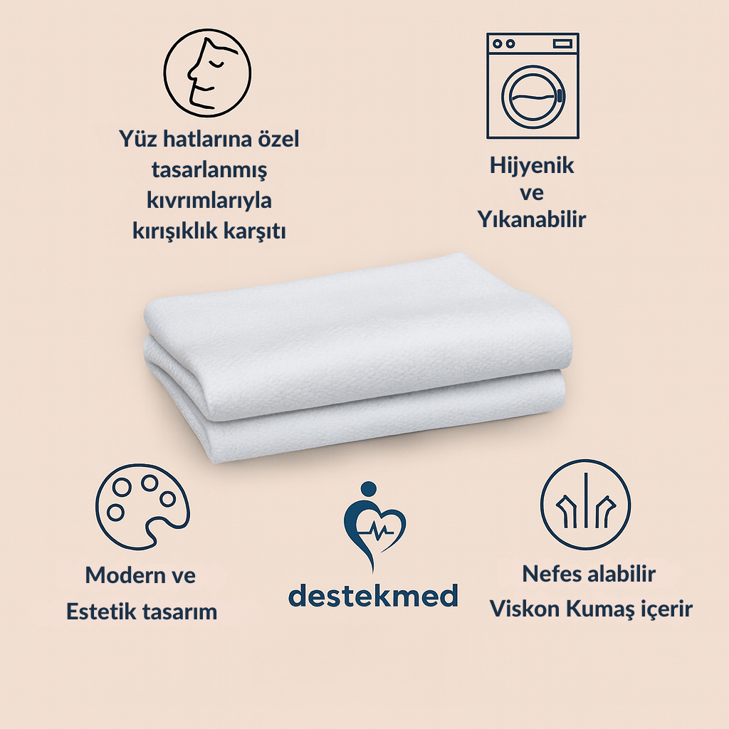 Ortopedik Visco Uyku Yastığı Kılıfı