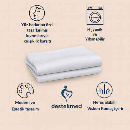 Ortopedik Visco Uyku Yastığı Kılıfı