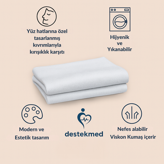 Ortopedik Visco Uyku Yastığı Kılıfı